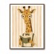 Giraffe Reading Book