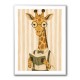 Giraffe Reading Book