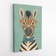 Zebra With Orange Glasses