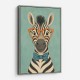 Zebra With Orange Glasses