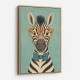 Zebra With Orange Glasses