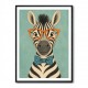 Zebra With Orange Glasses