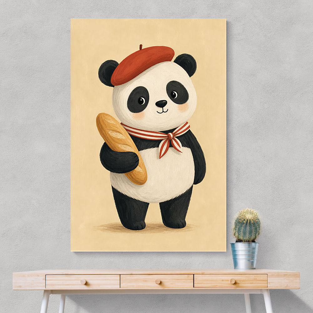 Panda With Beret