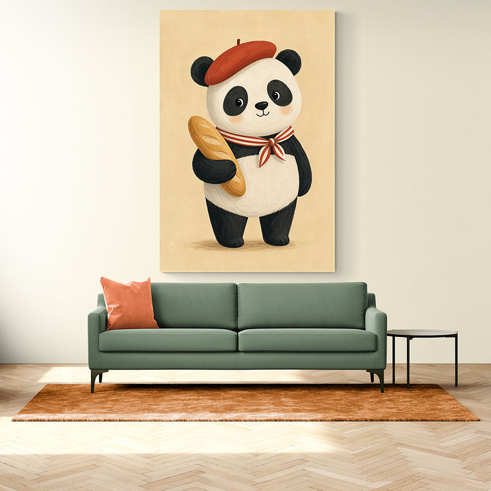 Panda With Beret
