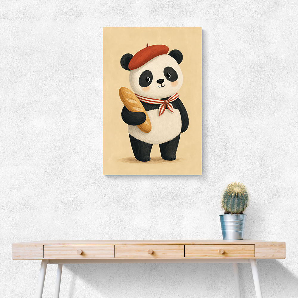 Panda With Beret