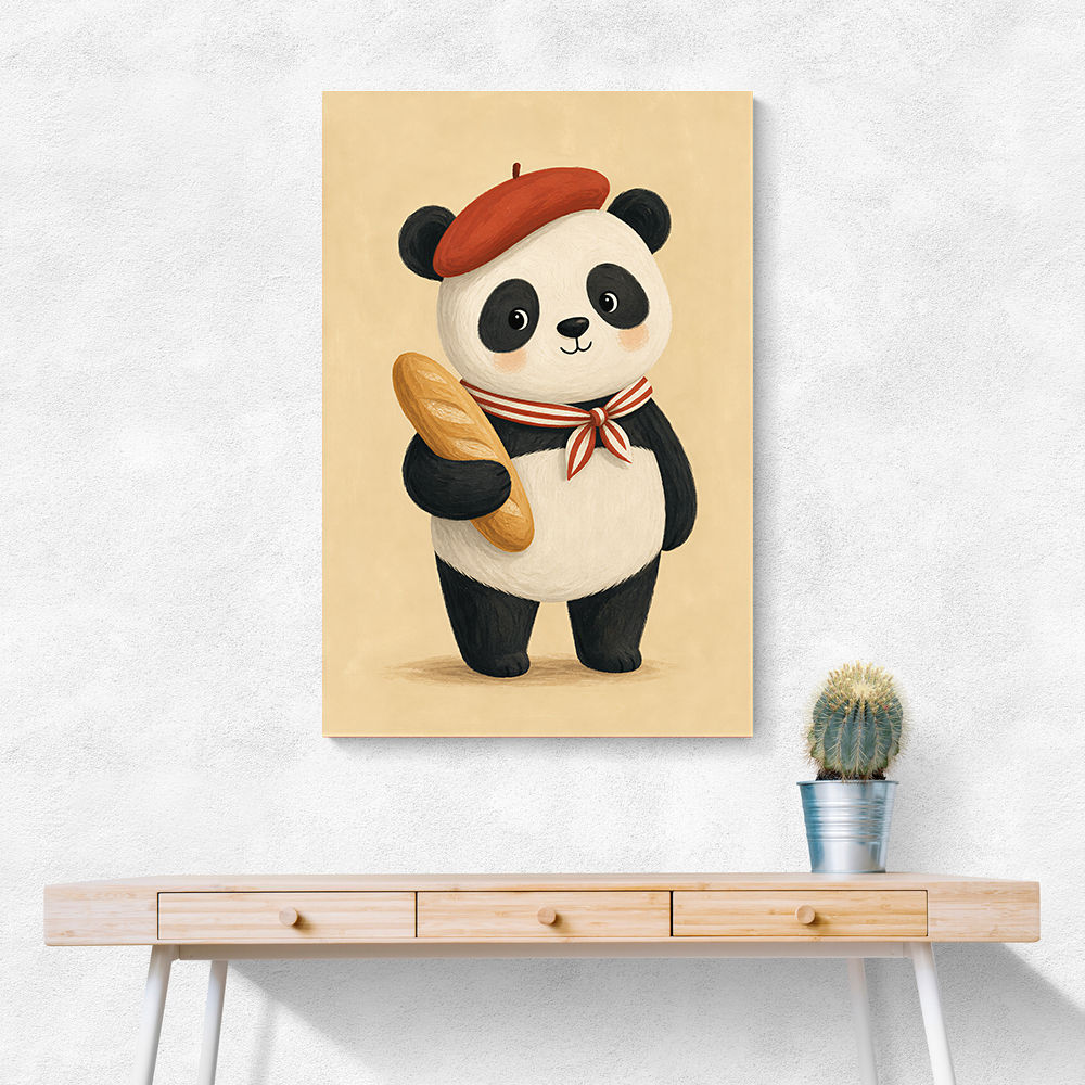 Panda With Beret
