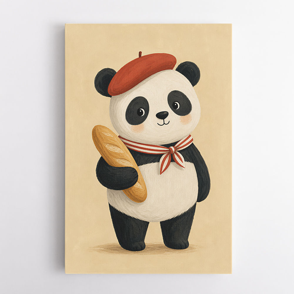 Panda With Beret