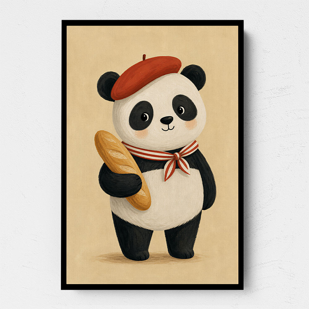 Panda With Beret