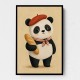 Panda With Beret