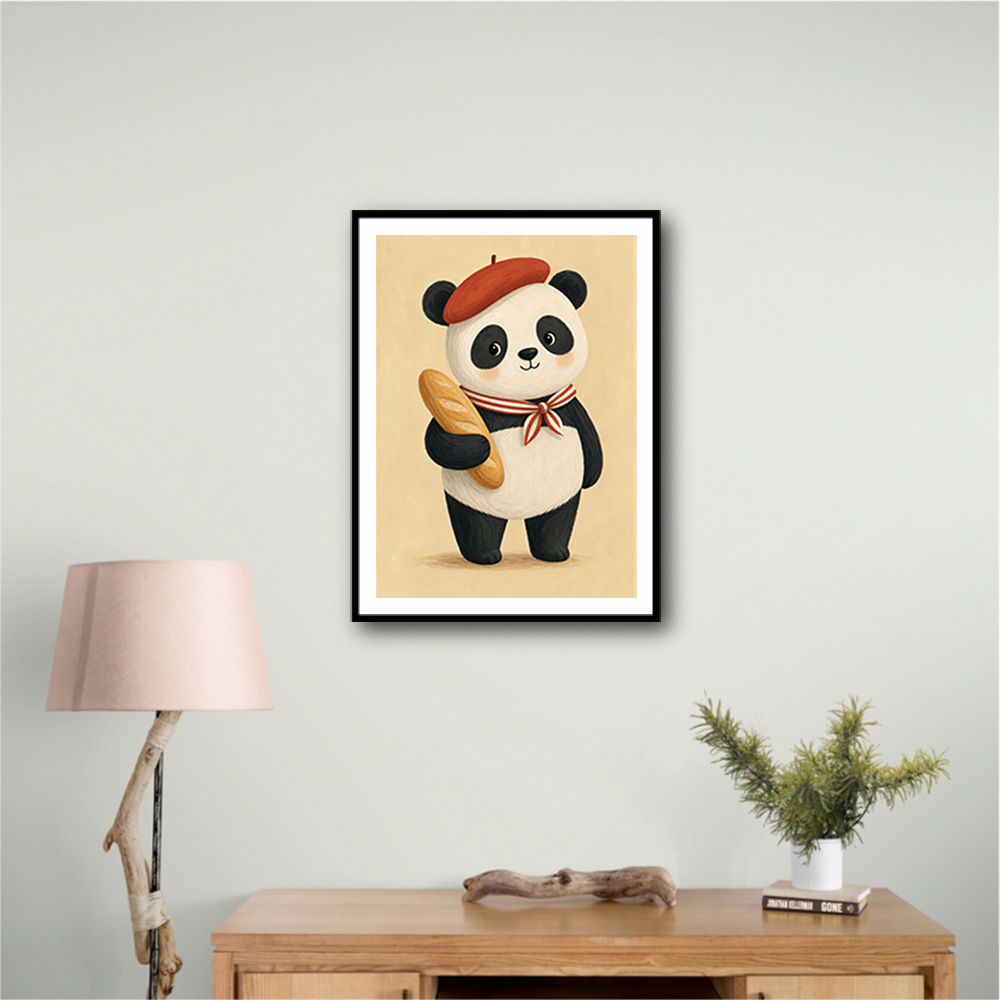 Panda With Beret