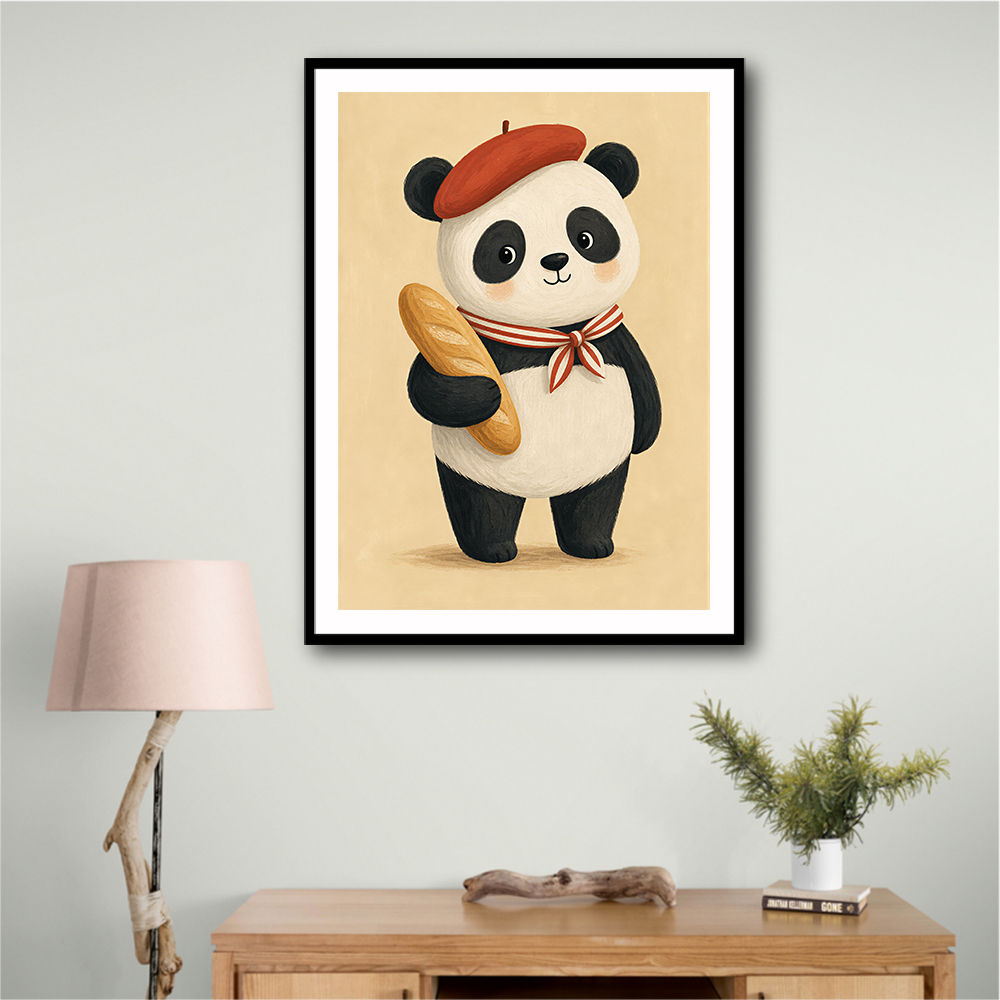 Panda With Beret