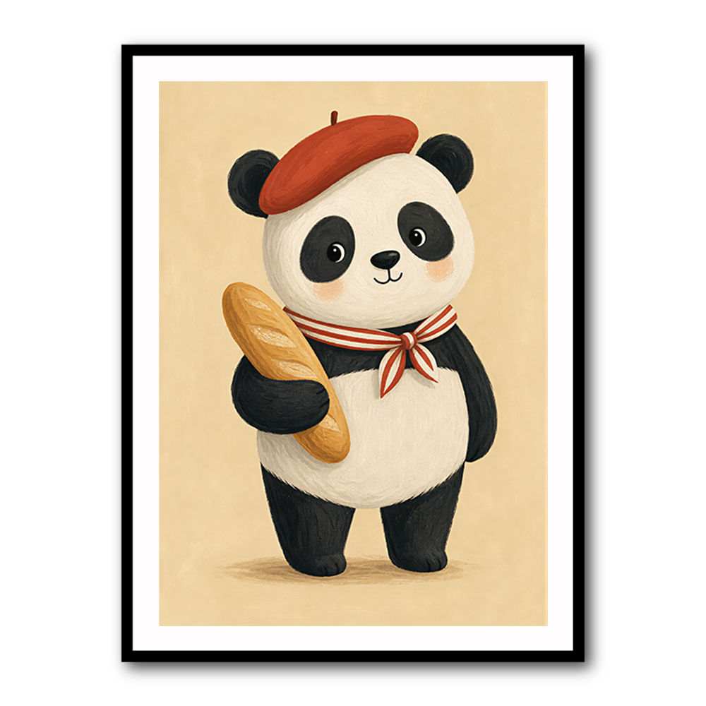 Panda With Beret
