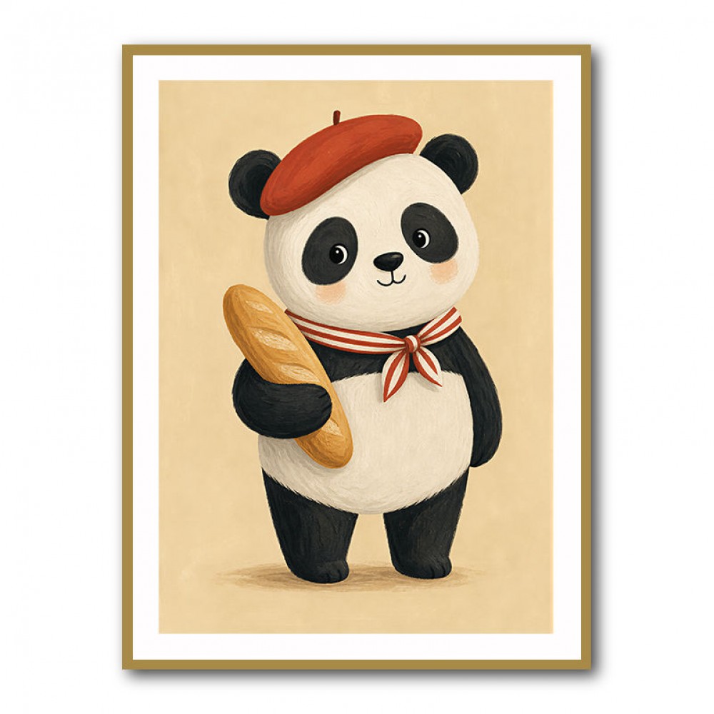 Panda With Beret