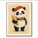 Panda With Beret