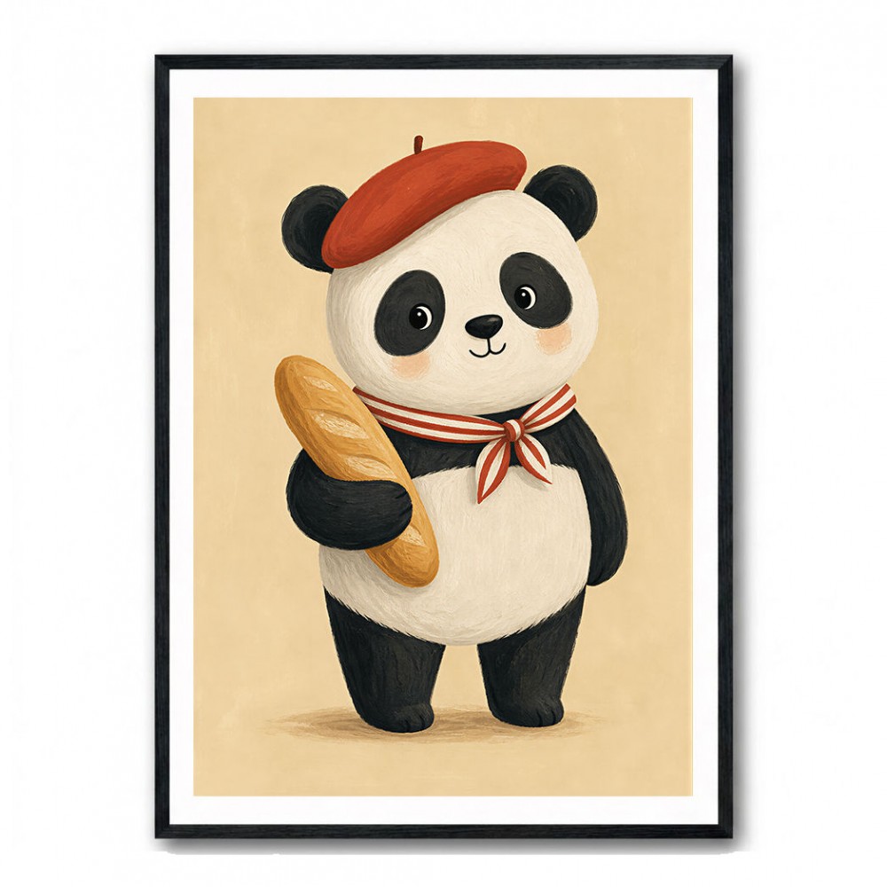 Panda With Beret