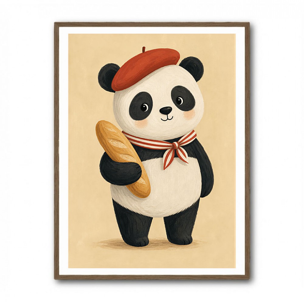 Panda With Beret