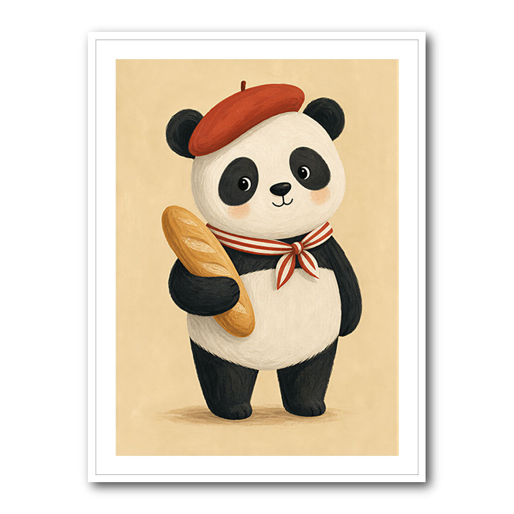 Panda With Beret