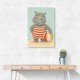 Hippo in Swimsuit