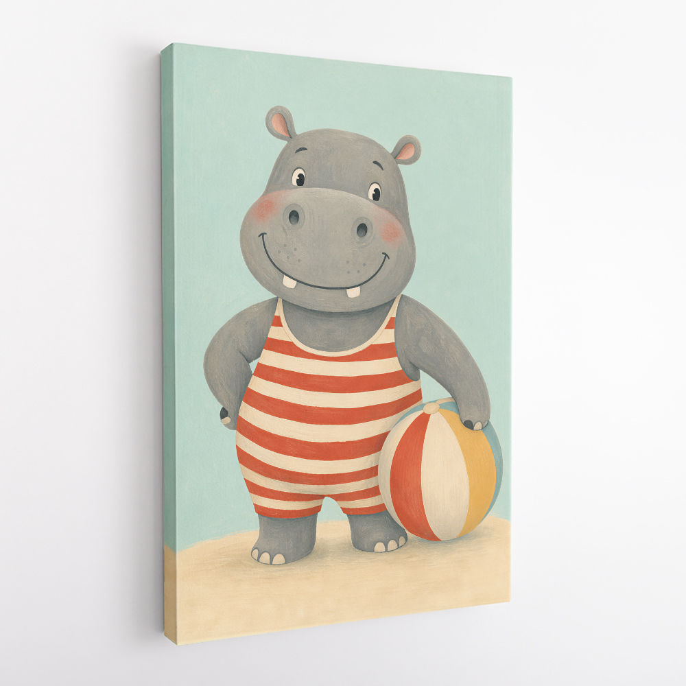 Hippo in Swimsuit