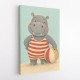 Hippo in Swimsuit