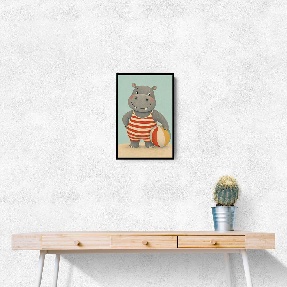 Hippo in Swimsuit