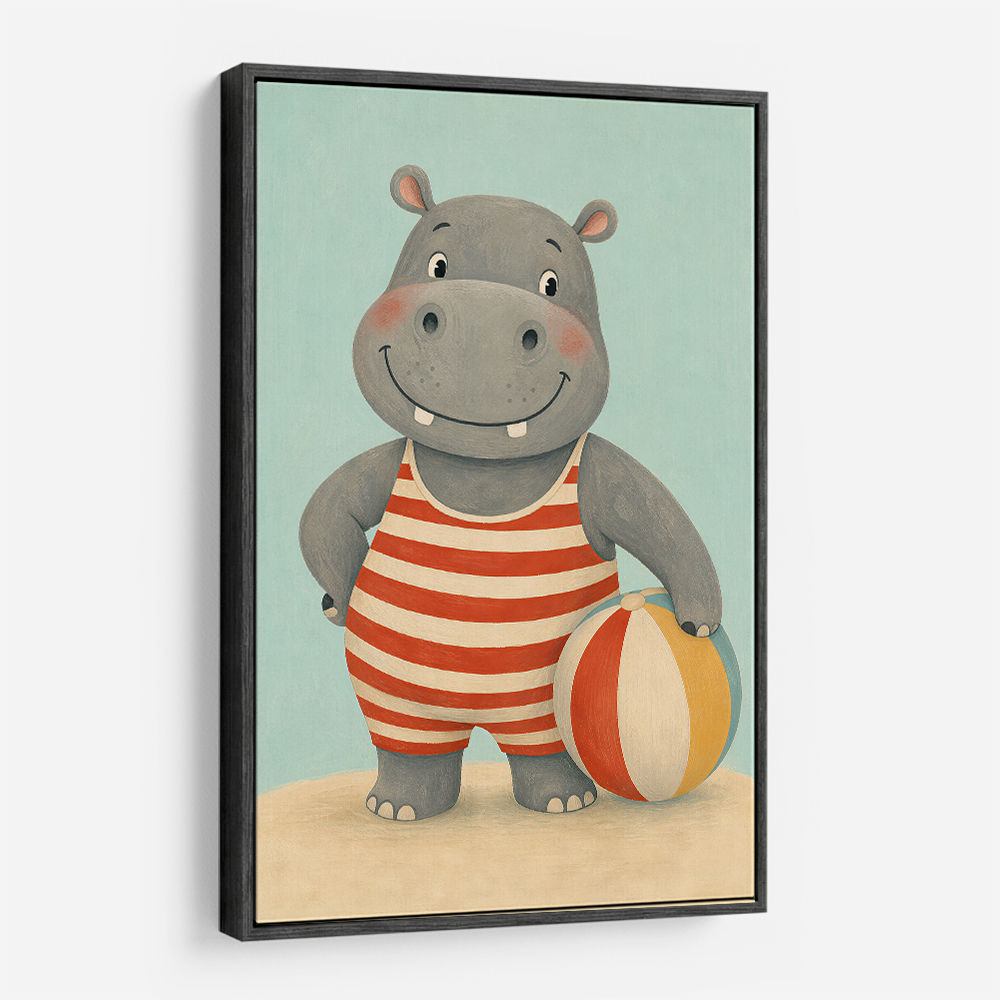 Hippo in Swimsuit