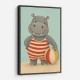 Hippo in Swimsuit
