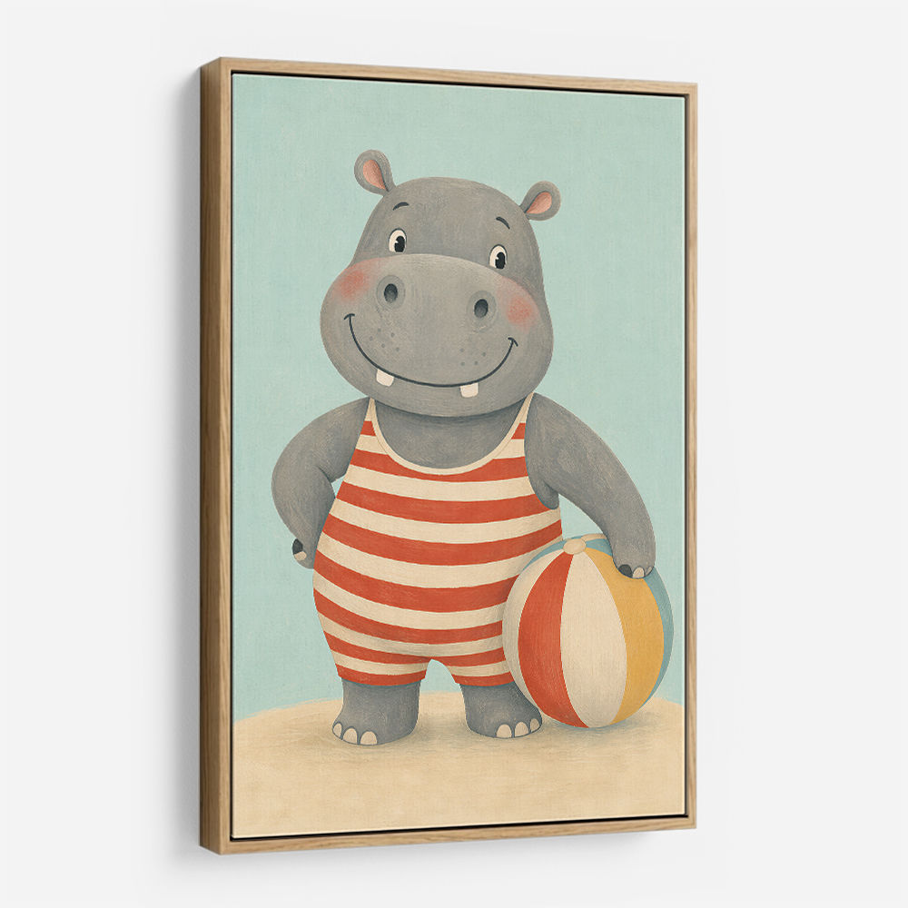 Hippo in Swimsuit
