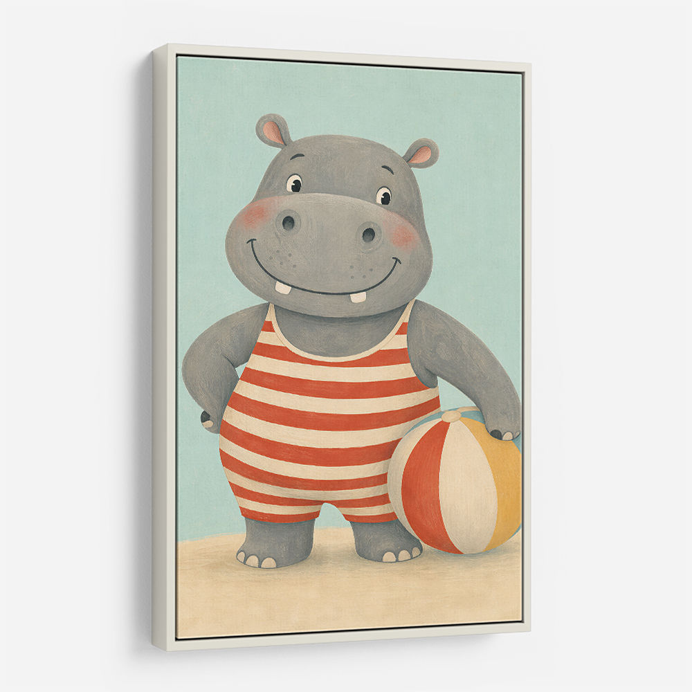 Hippo in Swimsuit
