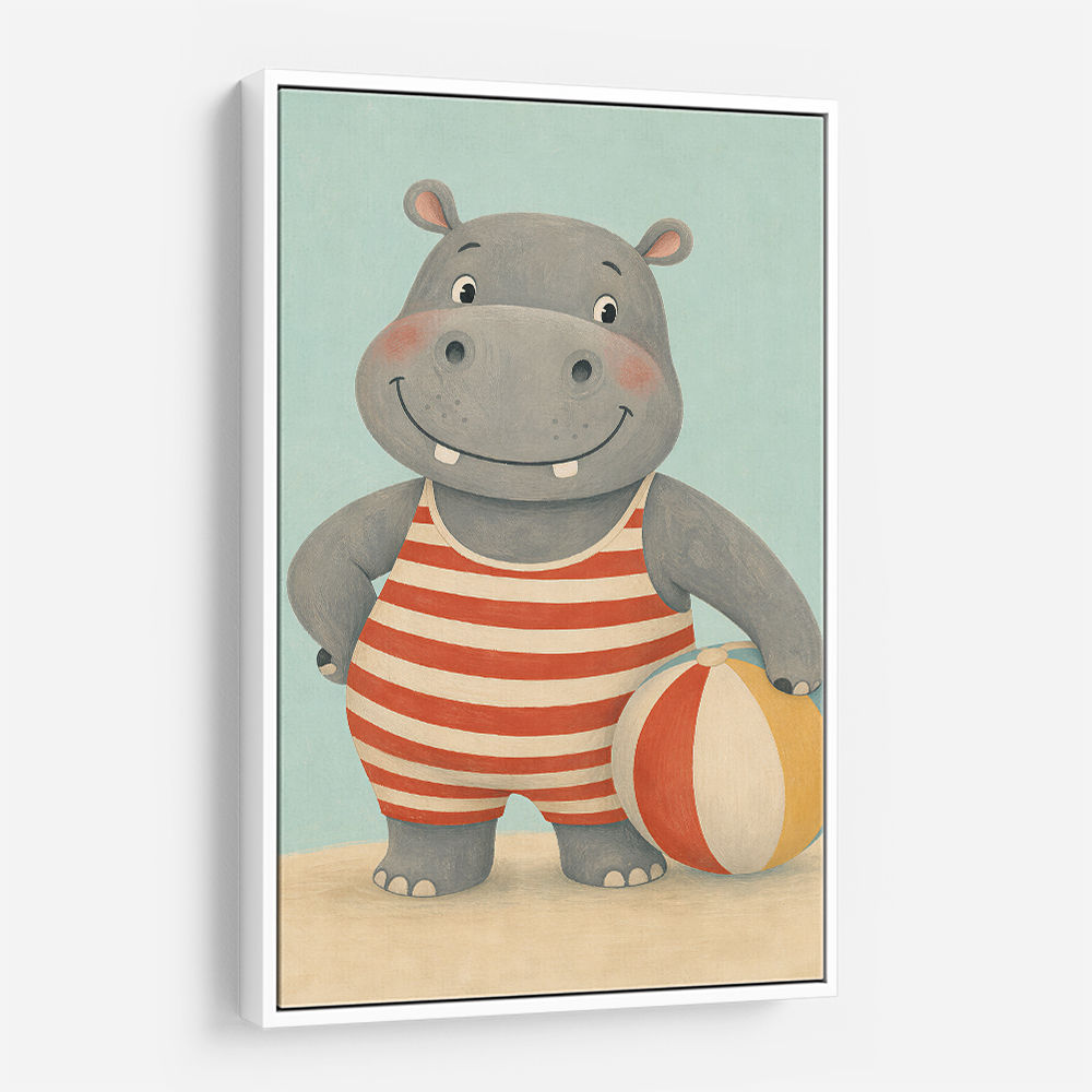 Hippo in Swimsuit
