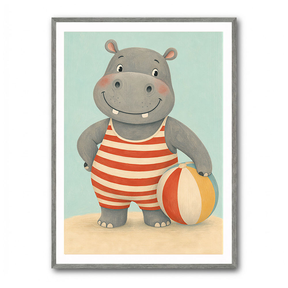 Hippo in Swimsuit