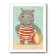 Hippo in Swimsuit