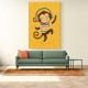 Monkey With Headphones