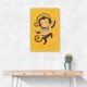 Monkey With Headphones
