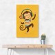 Monkey With Headphones