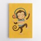 Monkey With Headphones