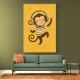 Monkey With Headphones