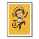 Monkey With Headphones