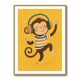 Monkey With Headphones