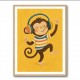 Monkey With Headphones