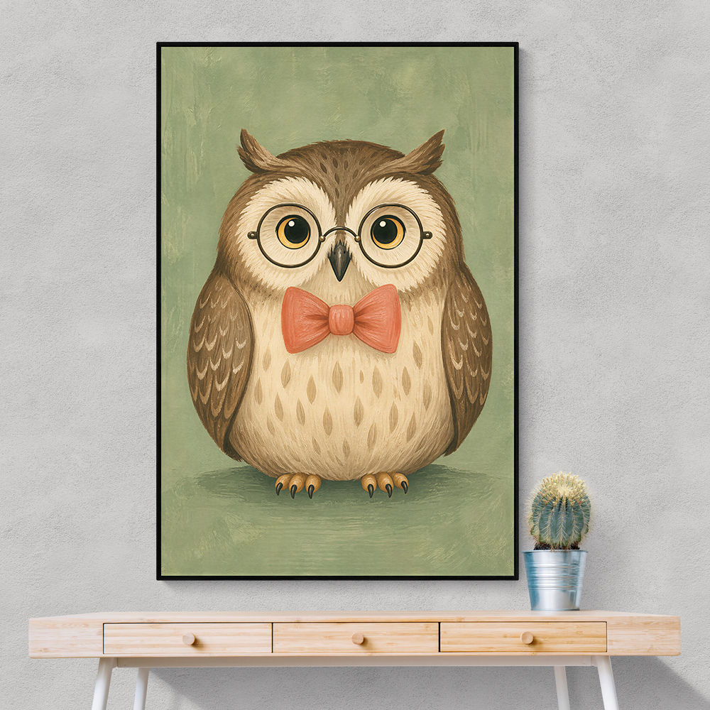 Owl With Bow
