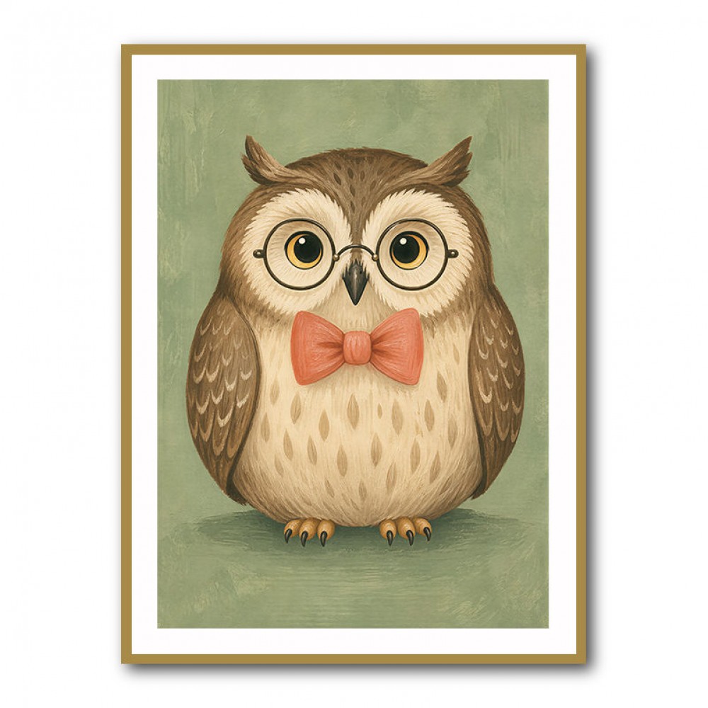 Owl With Bow