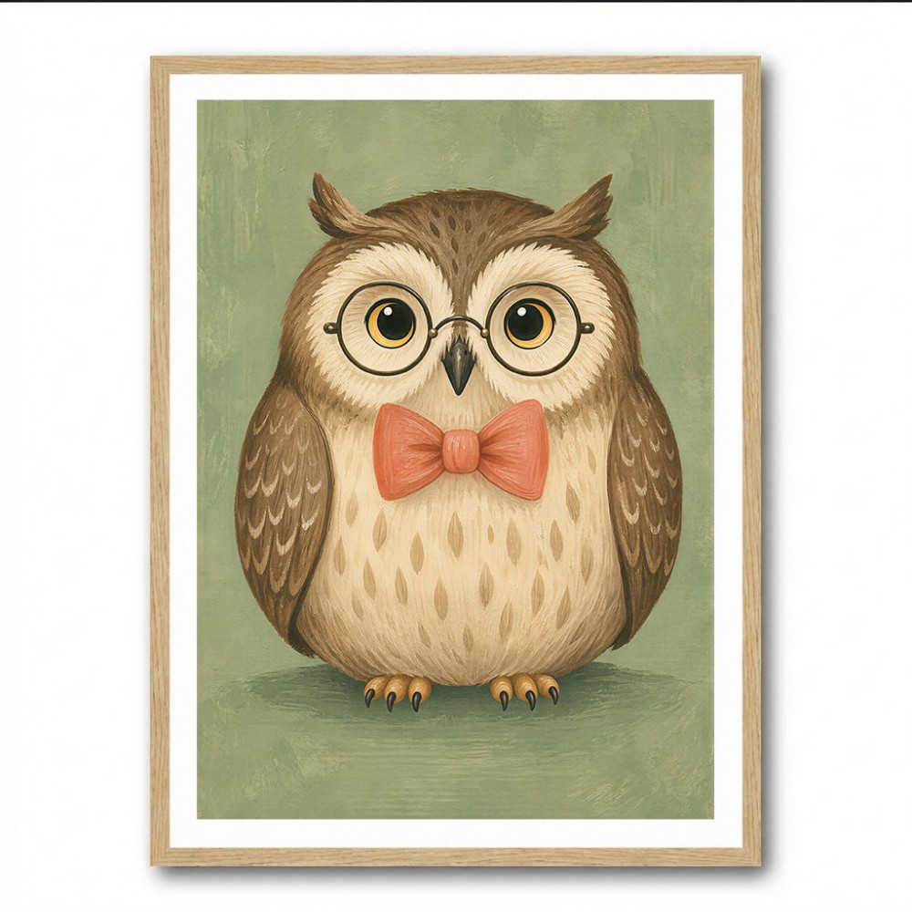 Owl With Bow