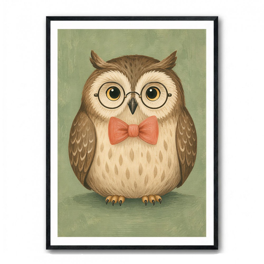 Owl With Bow