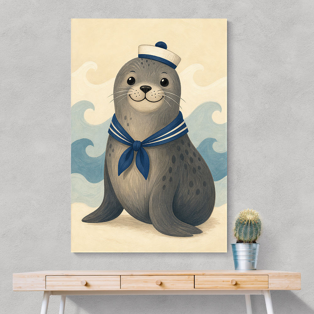 Seal With Sailor Hat