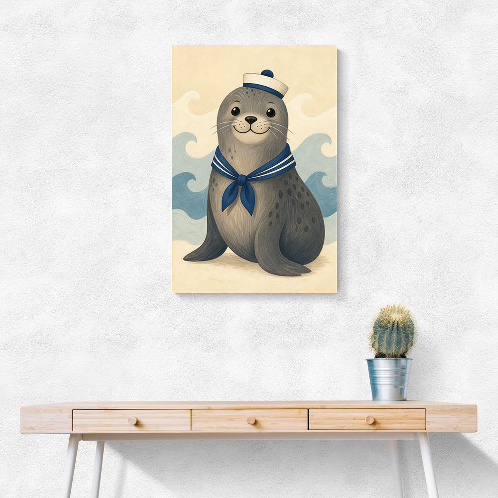Seal With Sailor Hat