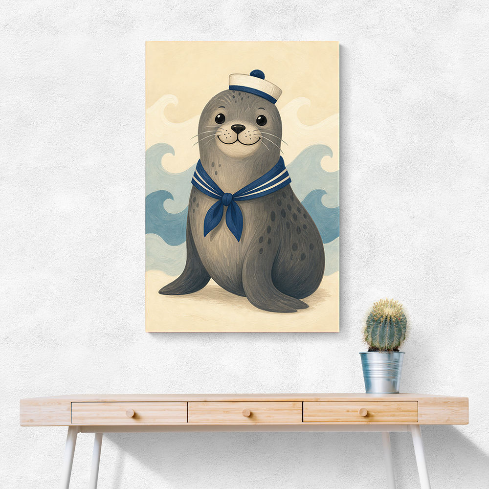 Seal With Sailor Hat