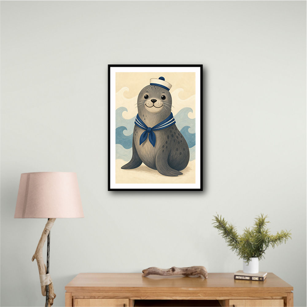 Seal With Sailor Hat