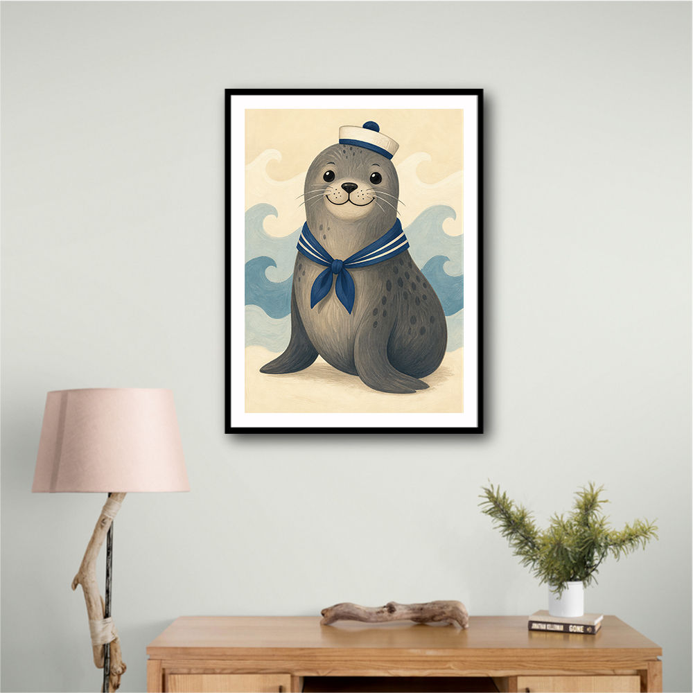 Seal With Sailor Hat