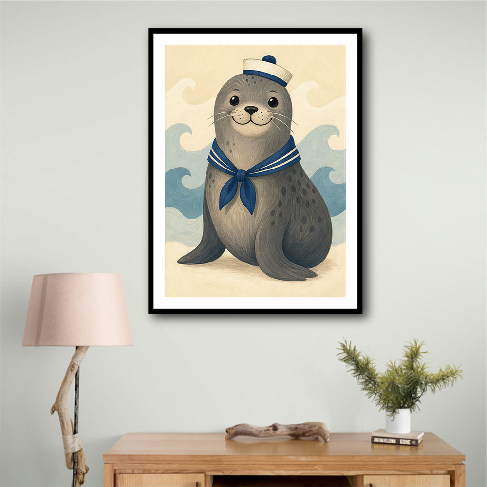 Seal With Sailor Hat
